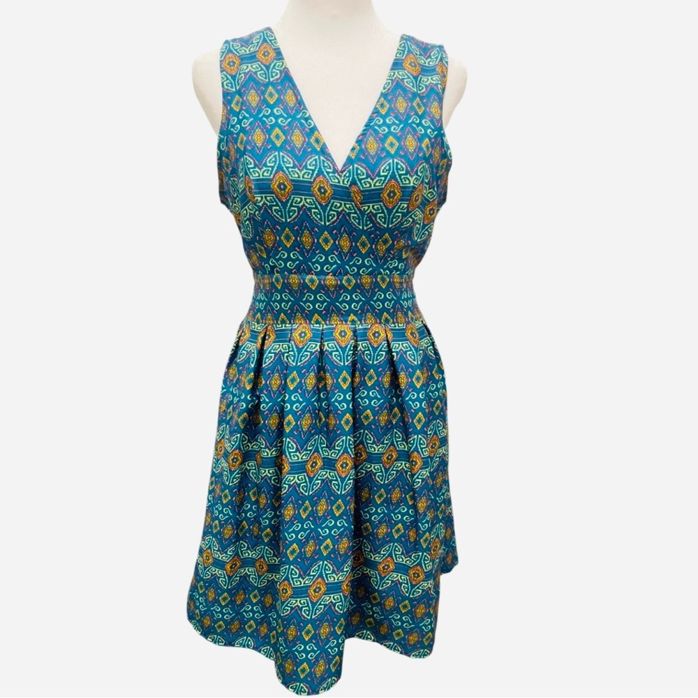 Maison Jules Fit & Flare Knee Length Dress